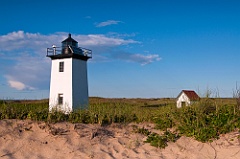 Wood End Lighthouse on Cape Cod in Massachusetts
